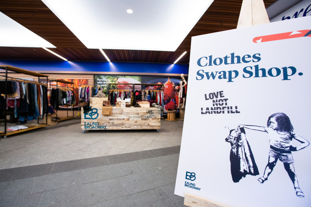 Ealing Broadway put on the Clothes Swap Shop four times last year as it prepares for its first of 2024 (credit: Ealing Broadway).