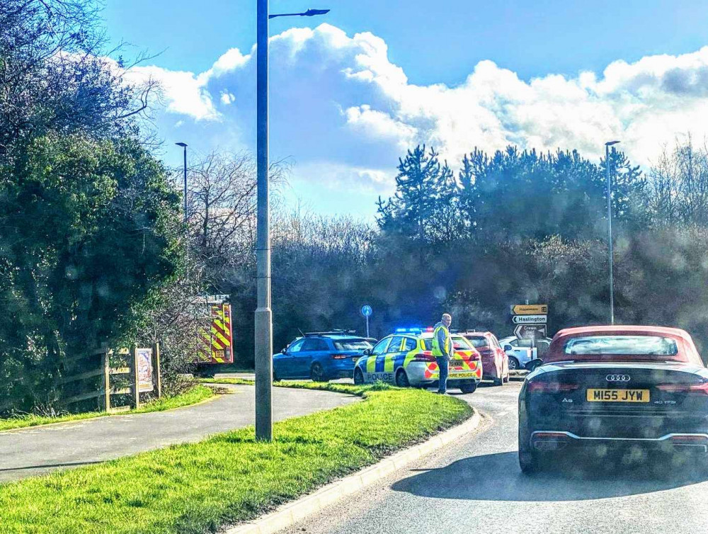 A 77-year-old man remains in hospital with "serious injuries," following a collision between a bus and a car on Crewe Green Roundabout on Monday 12 February (Nub News).