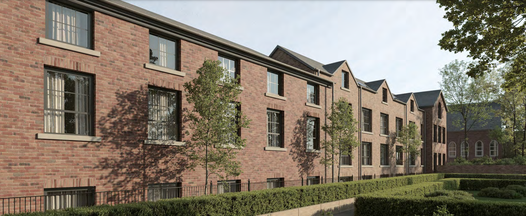 Plans for the new building including 45 new apartments, as well as a courtyard garden to the rear (Image - Ashurst Communications)