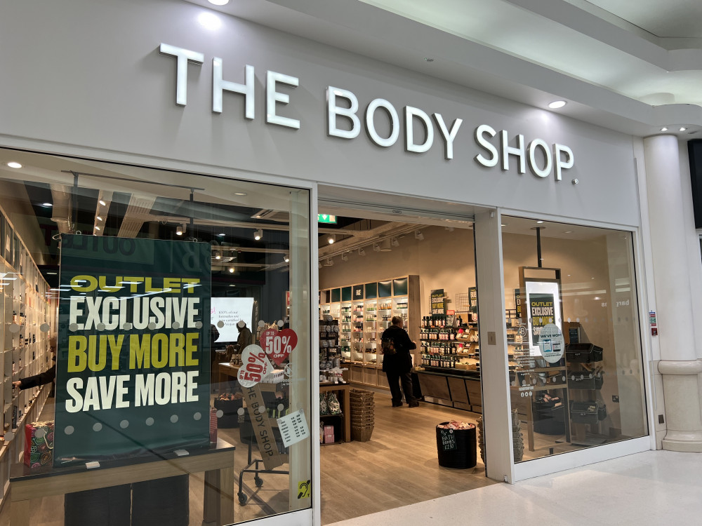 The Body Shop has a store inside Affinity Staffs (Nub News).