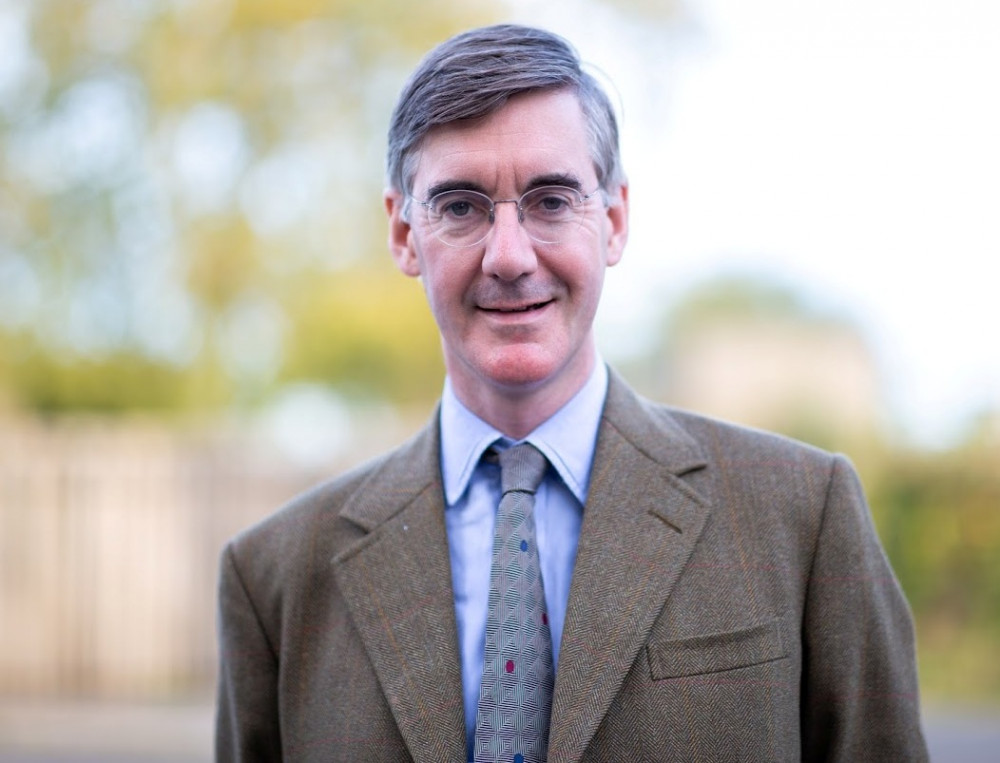 Jacob Rees Mogg MP, image parliamentary office