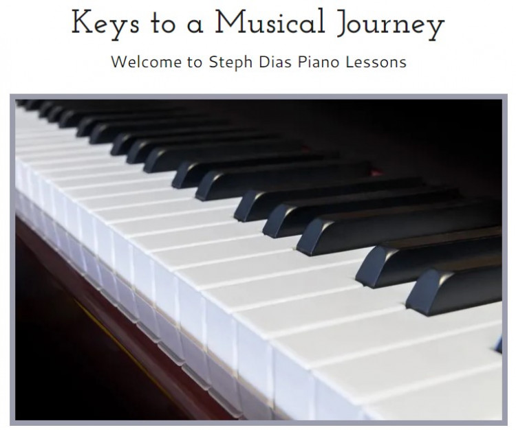 Piano lessons for students from ages of five and upwards