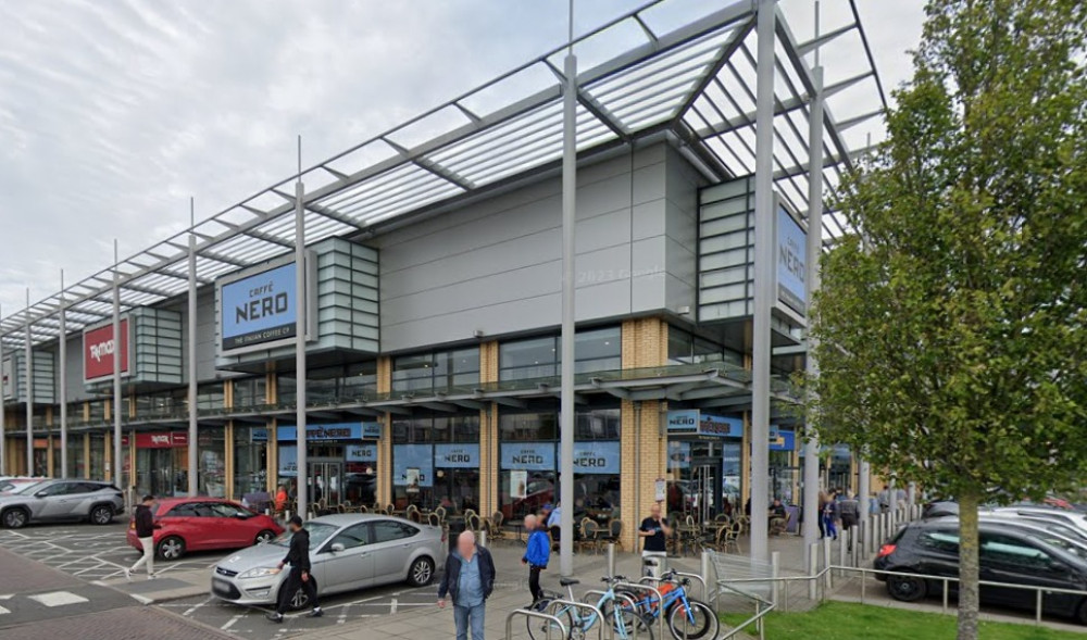 Caffe Nero at Shires Retail Park has been given a one star food hygiene rating (image via google.maps)