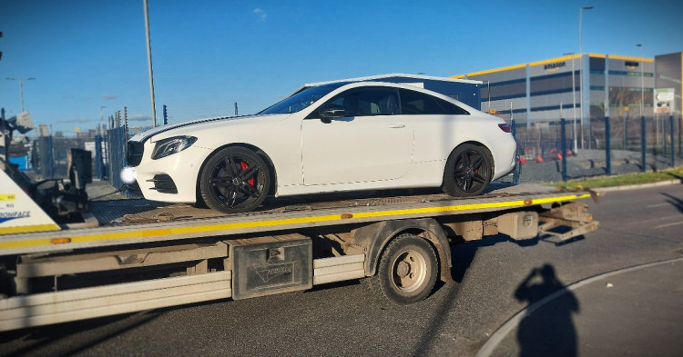 This car was seized in Tilbury 