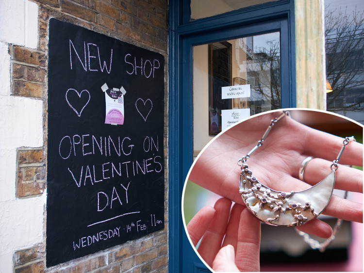 Piece-a-Kate's opening sees restored and vintage jewellery arrive in Teddington just in time for Valentines Day. (Photo: Ollie Monk)