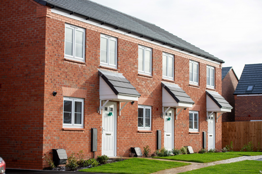 A street scene on the Hazelmere development, off Crewe Road, Haslington (Platform).