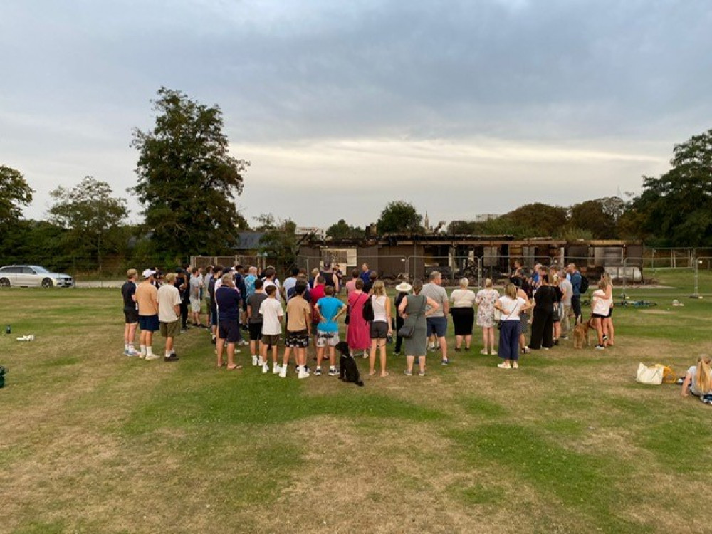 The Hampton Wick Royal Cricket Club's community has helped raise "critical" funds for a new pavilion (Photo: HWRCC)