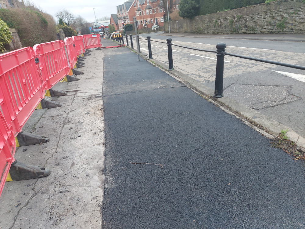 Get on the right career path. Frome pavement on the way to B&Q last week, image Nub News 