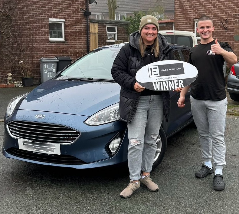 Lauren, from Cheshire, recently won a Ford Fiesta (Easy Winning).