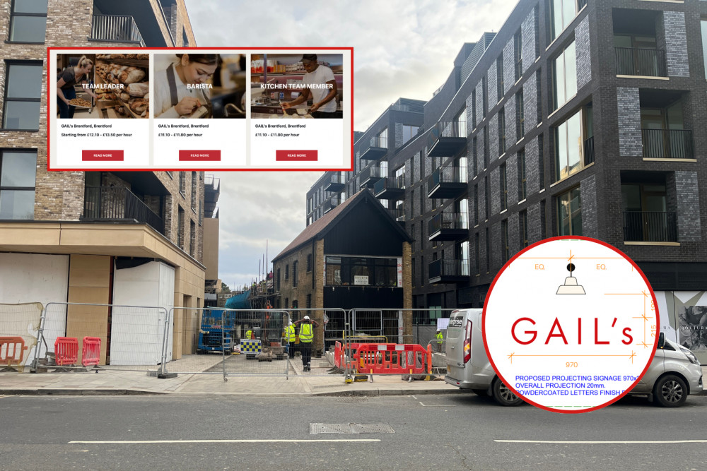 The new GAIL's store is part of the bigger Ballymore development underway in Brentford High Street (credit: Cesar Medina & GAIL's).