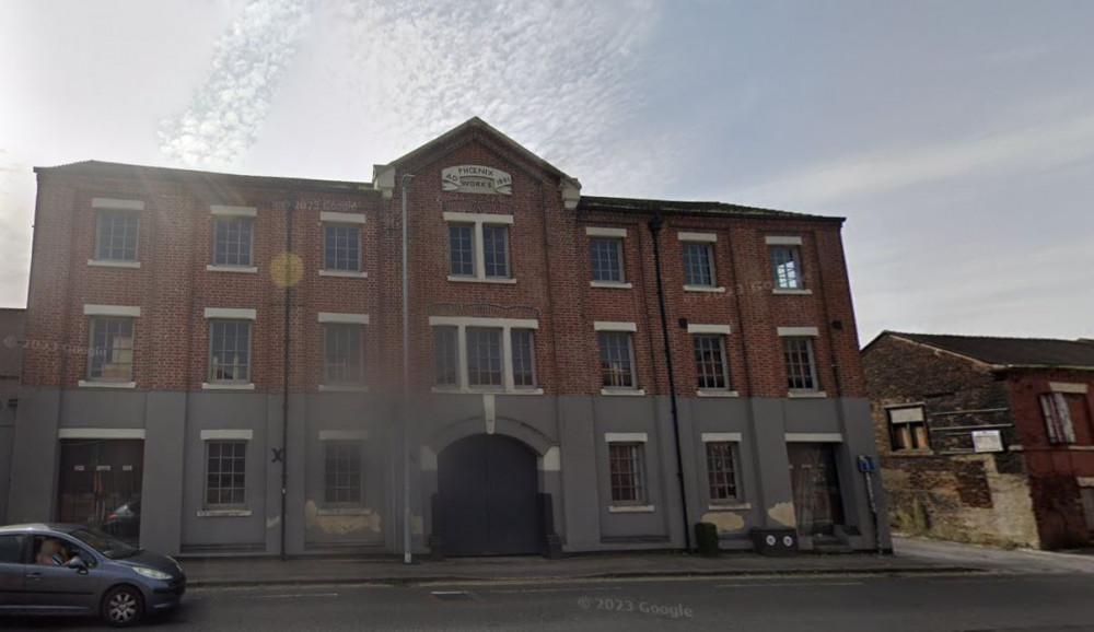 Phoenix Works, on King Street, could become new homes and shops if plans are approved (Google).