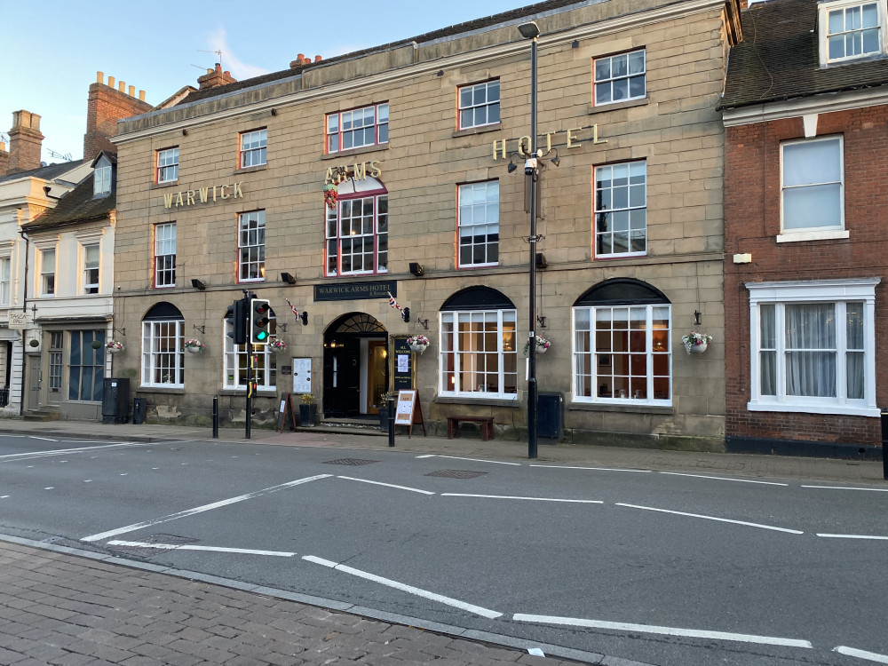 Seven objections were made to the Warwick Arms Hotel's application (image by James Smith)