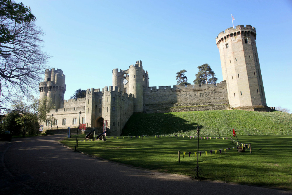 Warwick Castle's new hotel will open in July (image via SWNS)