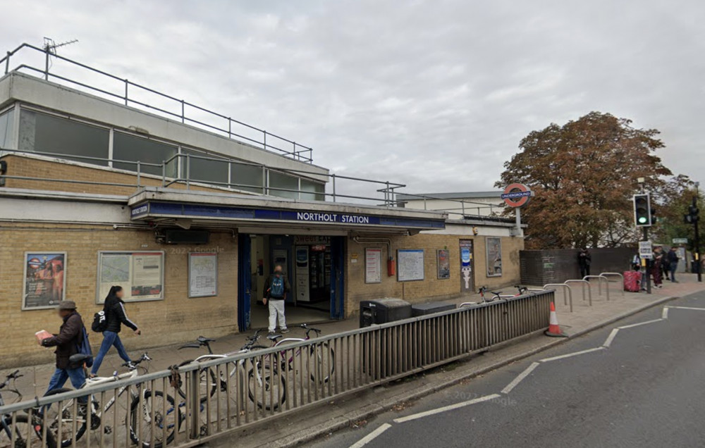 Construction is scheduled to start at Northolt station early next year (credit: Google maps).