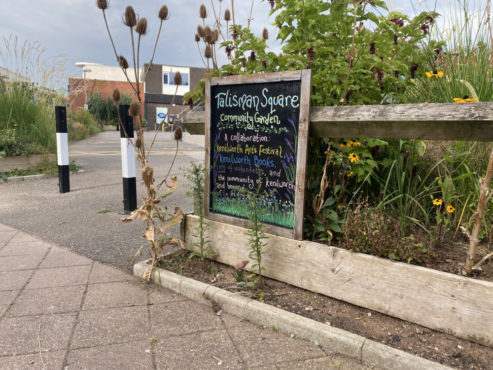 Volunteers have helped maintain the planting around Talisman Square over the past few years (image by James Smith)