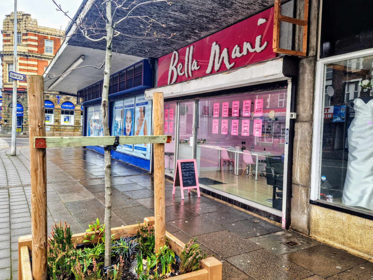 Bella Mani, Market Street, officially launched last June, opening inside the former Mark Anthony Hair Studio store (Ryan Parker).