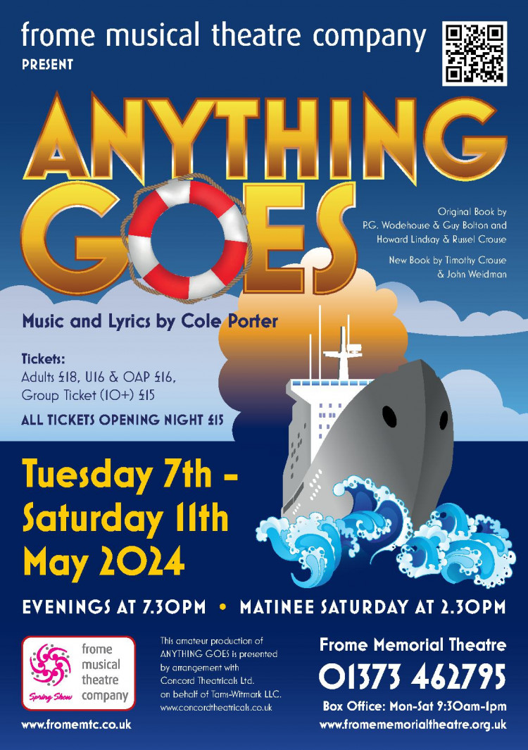 Frome Musical Theatre Company presents Anything Goes