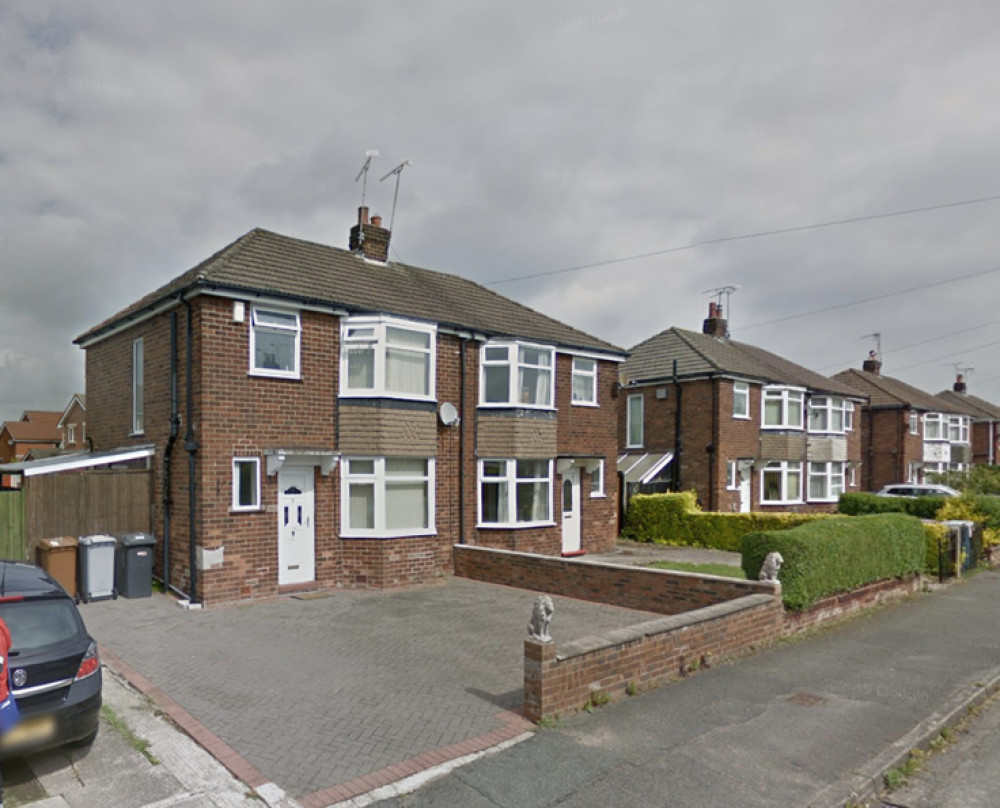 The three-bedroom property on Flixton Drive (Nub News).