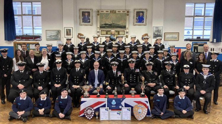 Twickenham Sea Cadets named best in the UK. (Photo Credit: Matt Beasley). 
