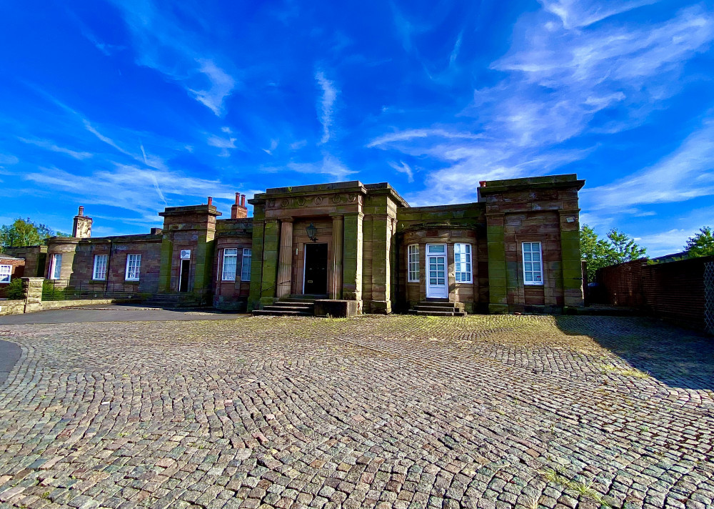 The former Ashby railway station building which is now used as offices  Photo: Ashby Nub News