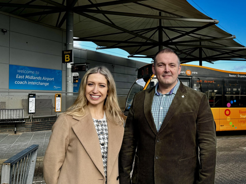 Craig Smith with cabinet minister Laura Trott. Photo: Supplied