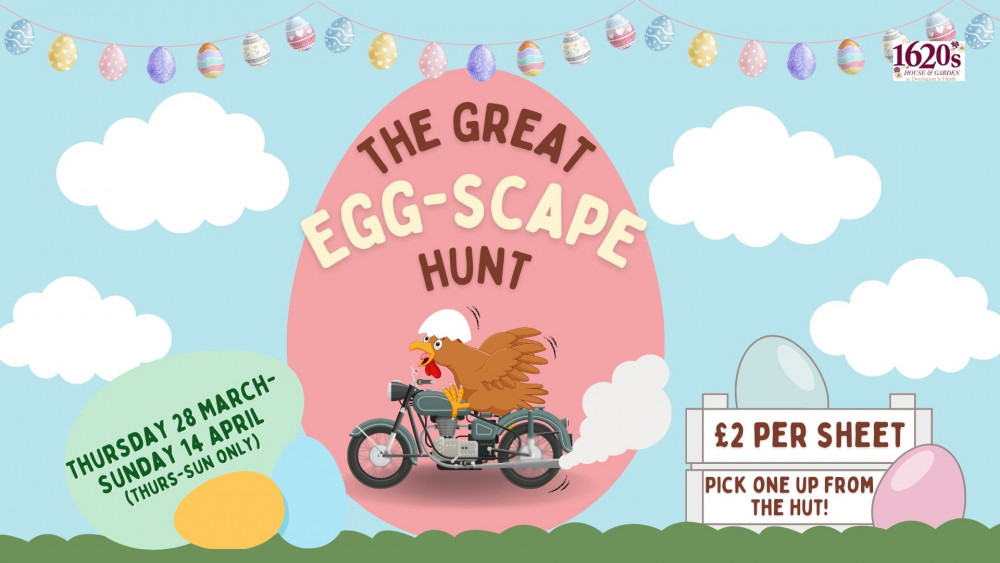 The Great Egg-Scape Hunt at at The 1620s House and Garden, Manor Road, Coalville