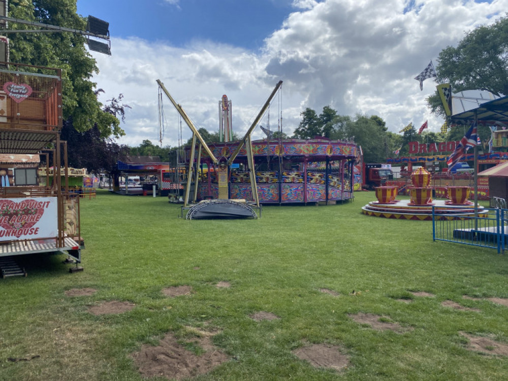 Kenilworth Carnival usually has its funfair in Abbey Fields from Thursday to Sunday over the carnival weekend (image by James Smith)