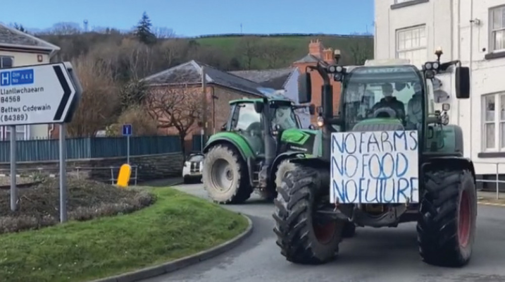 Farmers took their message to Cardiff. BBC. 