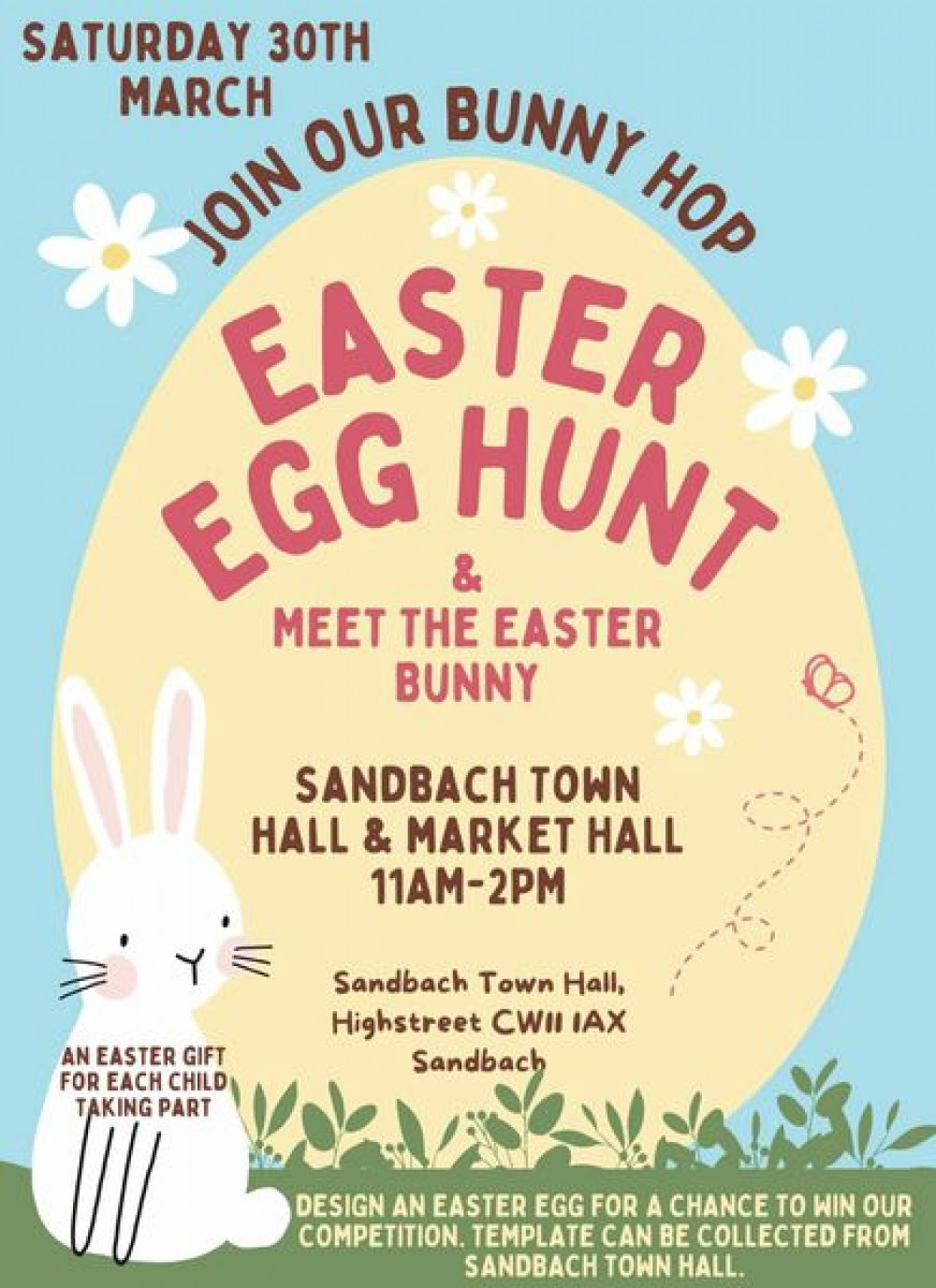 East Egg Hunt at Sandbach Town Hall & Indoor Market