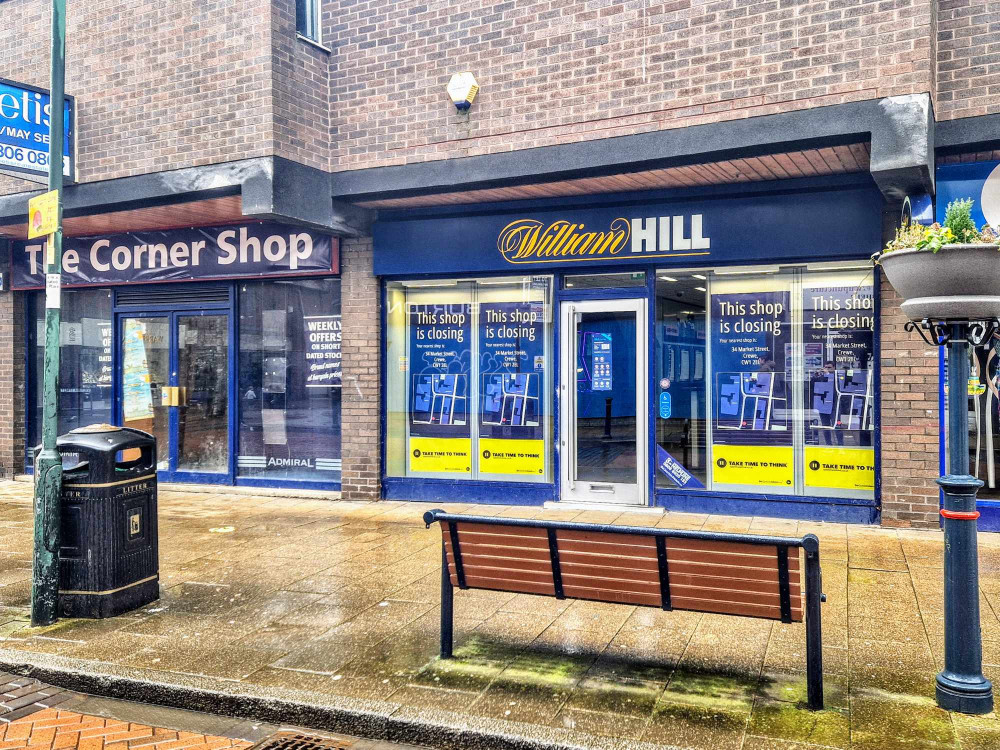 William Hill, 66 Market Street, will be shutting its doors for good at 9pm on Sunday 3 March (Ryan Parker).