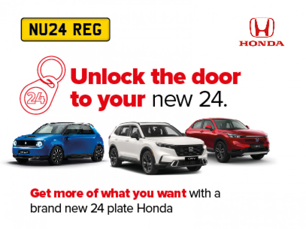 New Reg Day at Swansway Honda Stockport takes place on 1 March, and a host of brand-new Honda vehicles are on their way! (Image - Swansway)