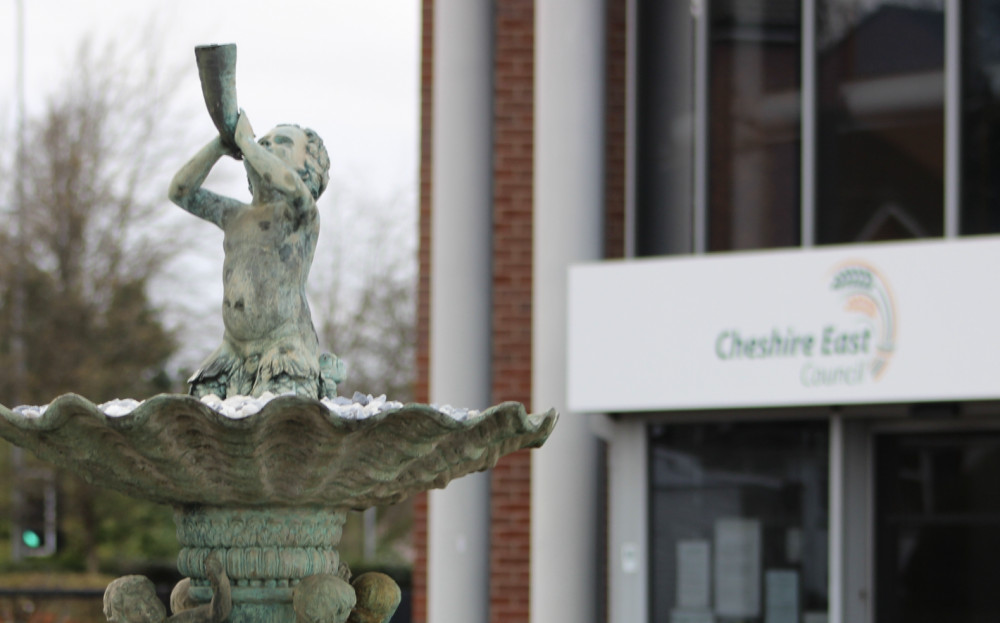 Cheshire East Council HQ, Westfields, Middlewich Road, Sandbach. (Image - Macclesfield Nub News)