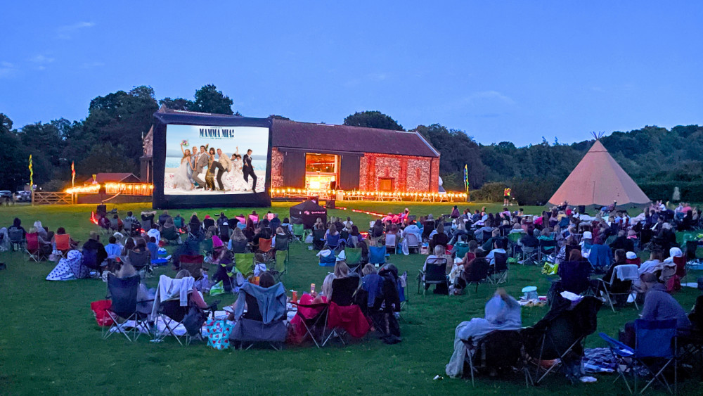 Outdoor Cinema at Grace Dieu Manor Park, Grace Dieu, near Coalville, Leicestershire