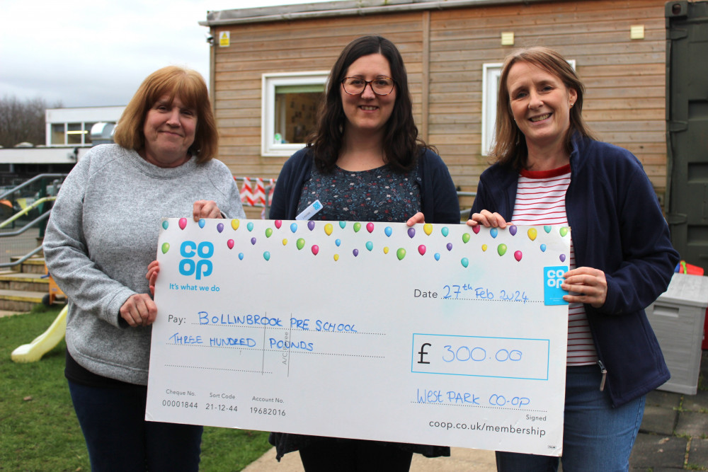 Caroline Bickerton, Louise Little and Joanne Sellers. (Image - Macclesfield Nub News)