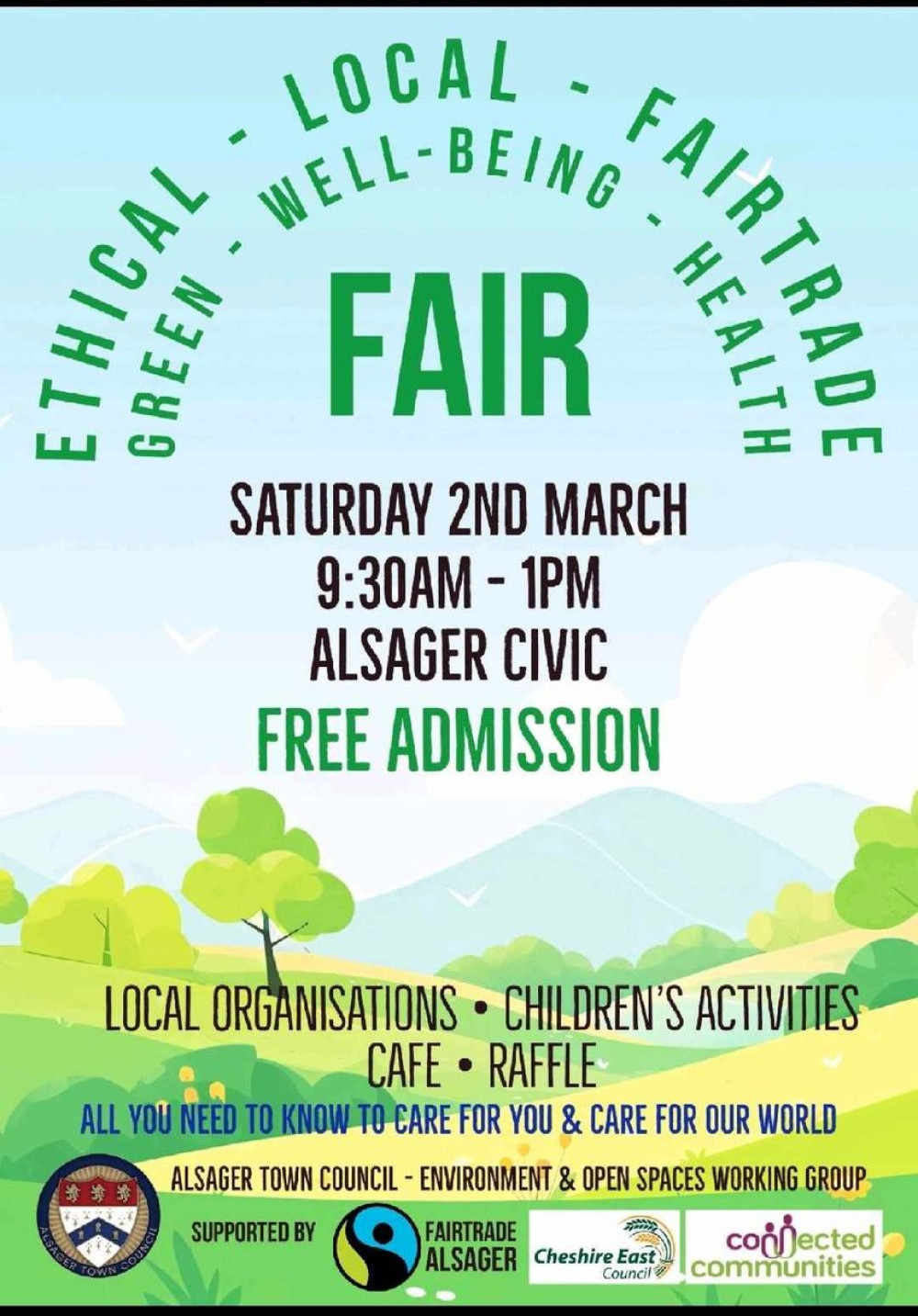 Are you going to the event today at Alsager Civic? 