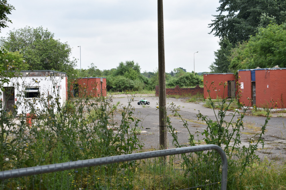 The site at Siskin Drive has been vacant since 2019 (image via Tom Davis)