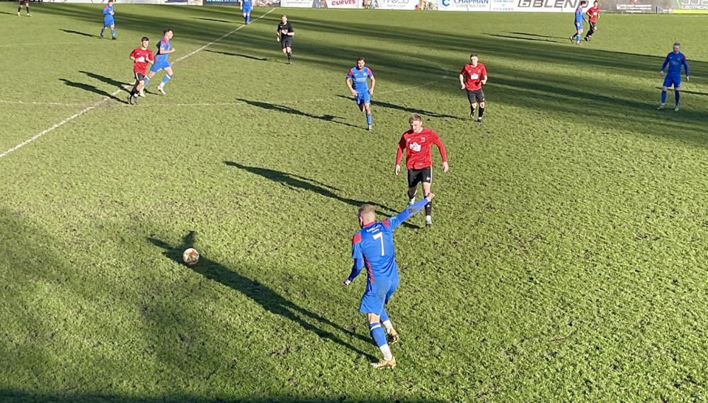 Action from Ashby Ivanhoe's win at Pinchbeck. Photo: Josh Kay