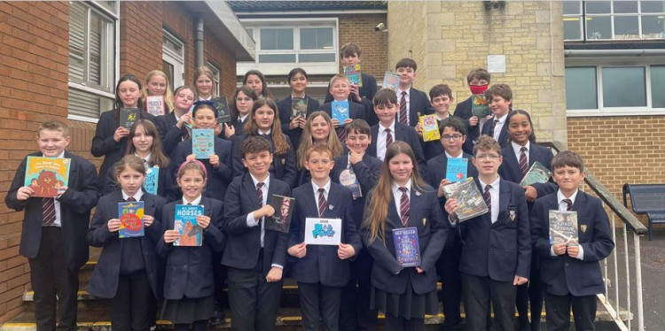 The recipients, belonging to tutor groups 7KGR and 7JMA, have successfully completed a series of creative tasks inspired by their love of books. (Credit: St Dunstan's School) 