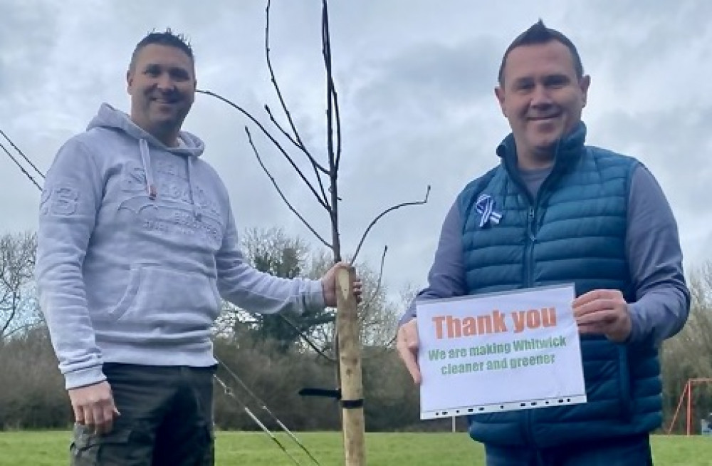 Cllrs Michael Wyatt (right) and Lee Windram. Photo: Supplied