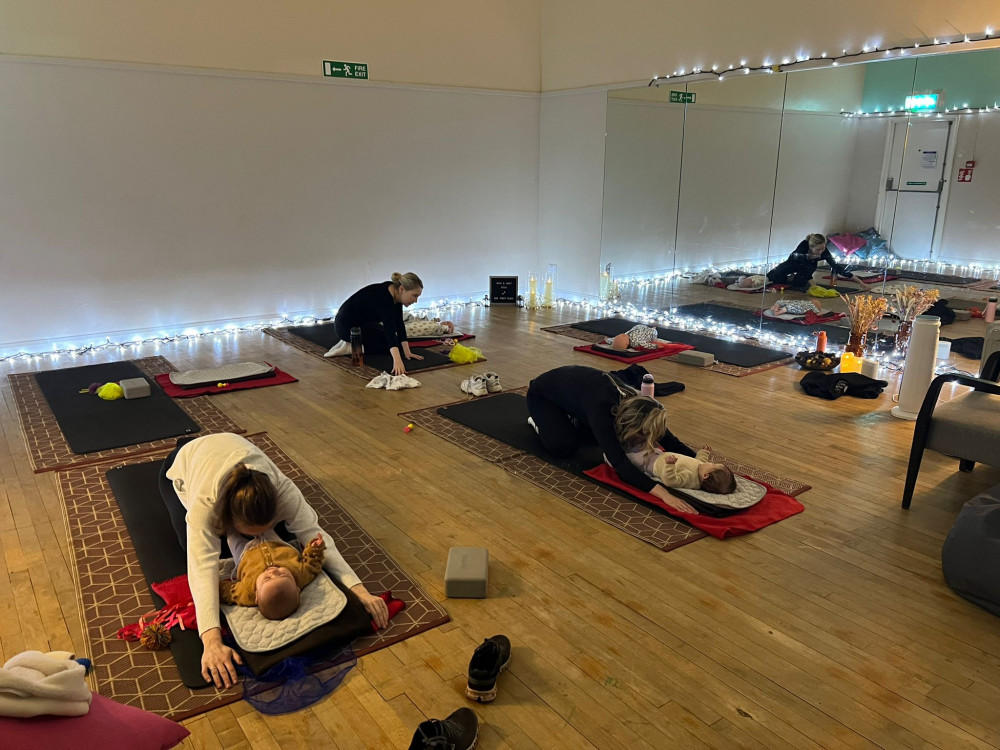 Mum and Baby Yoga - Our First Class