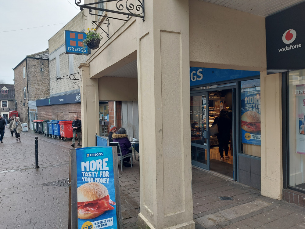 The other Greggs is on the edge of Frome, image Nub News