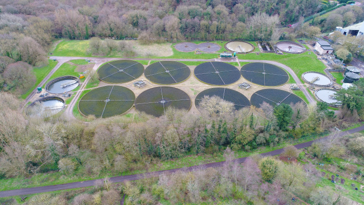 Radstock Water Recycling Centre, image Wessex Water