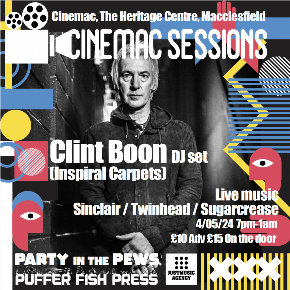 The Return of Clint Boon! Plus Live music Sinclair, Twinhead & Sugarcrease