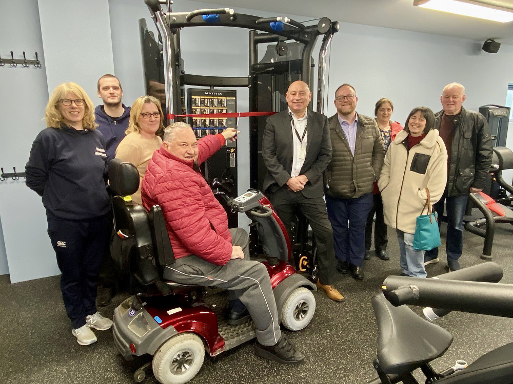 The new gym at Measham Leisure Centre has been officially opened. Photo: North West Leicestershire District Council