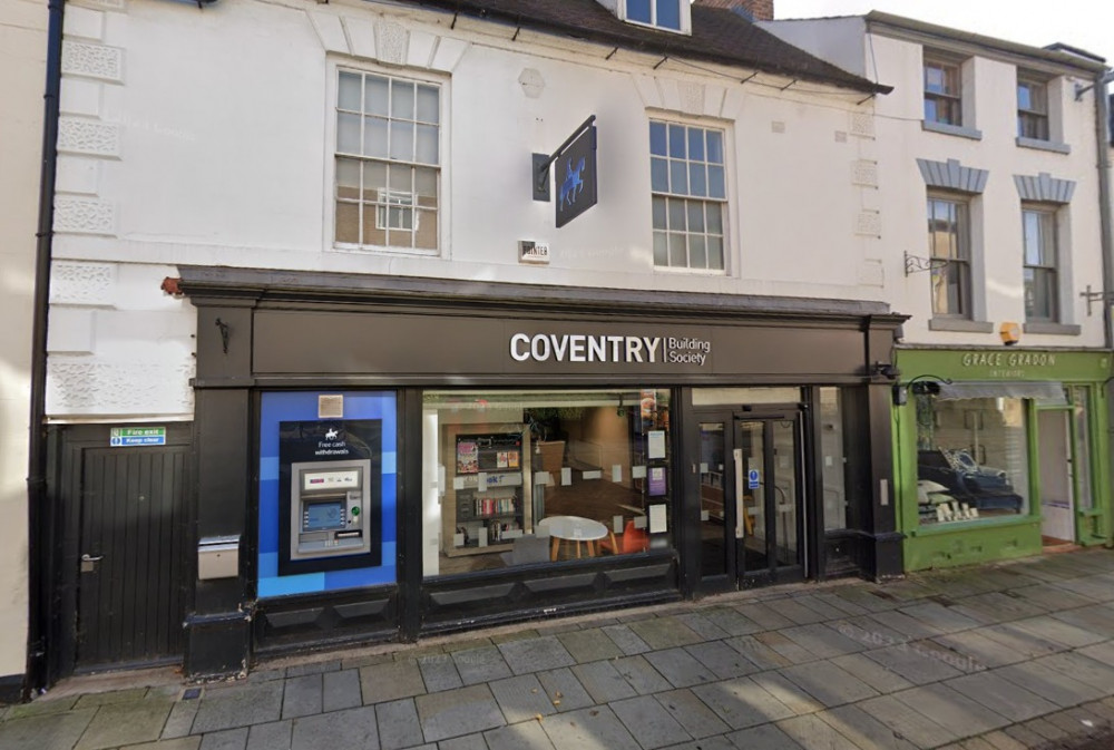 Coventry Building Society has branches in Warwick, Kenilworth and across South Warwickshire (image via google maps)