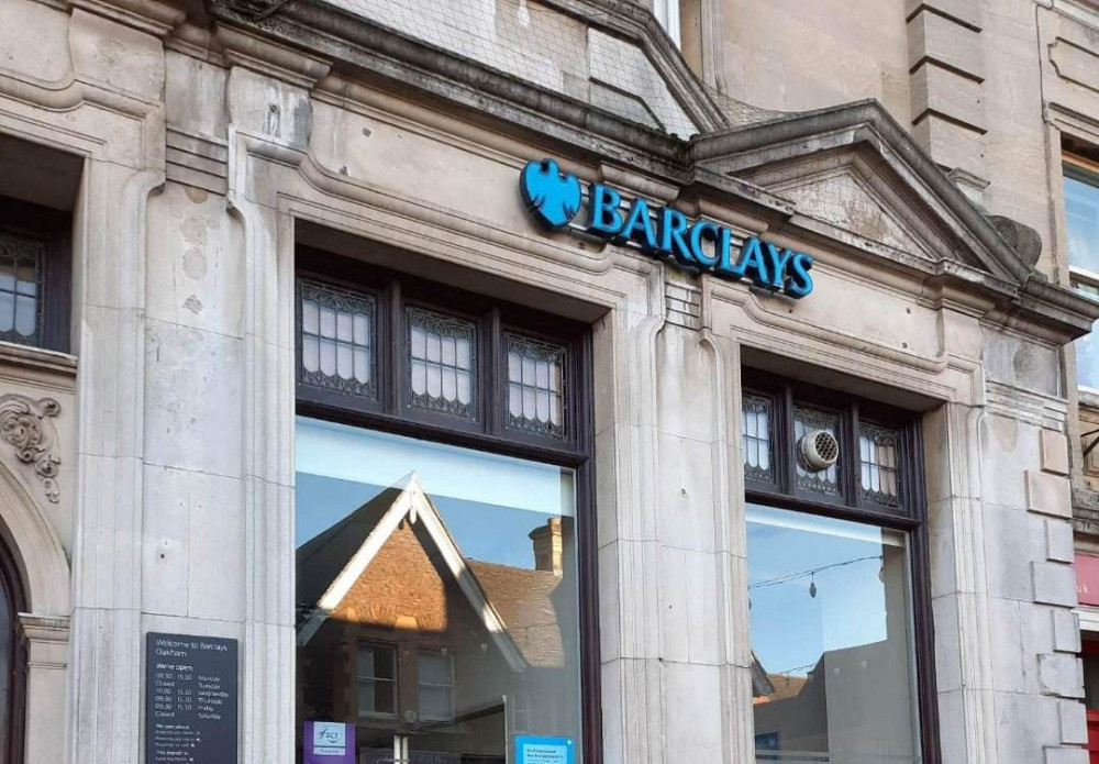 The former home of Barclays may become a new shop. Image credit: Nub News. 