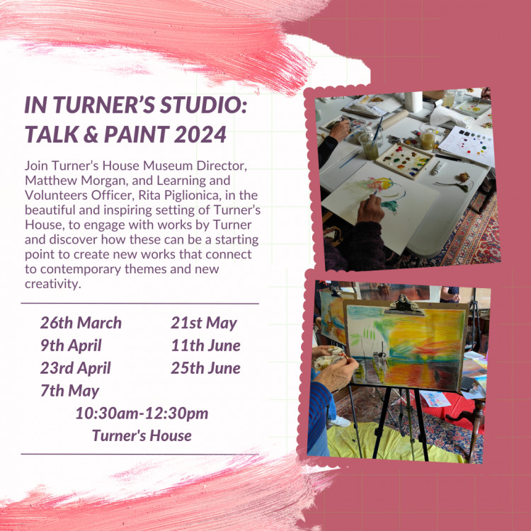 In Turner's Studio: Talk & Paint 2024