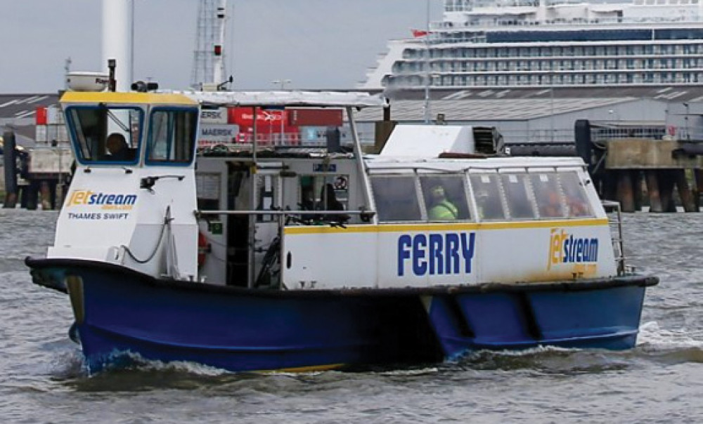 Jetstream will be withdrawing its 'Thames Swift' ferry from the cross-Thames service at the end of the month. 