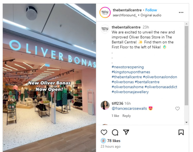 New 'expanded' Oliver Bonas store opens in Bentall Centre