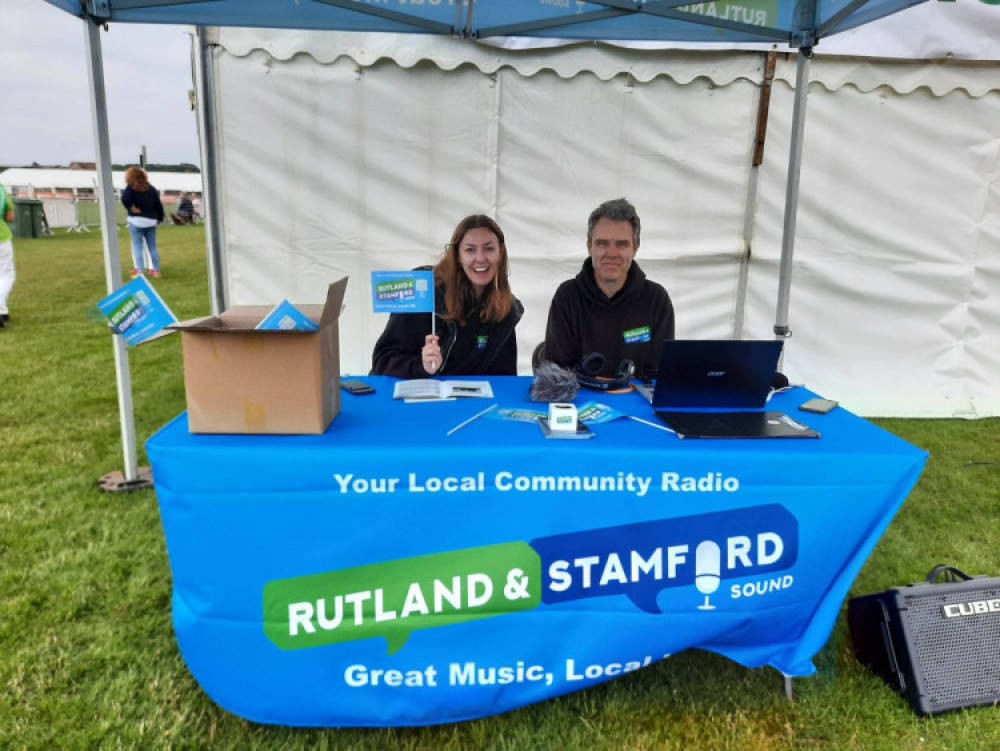 Rutland and Stamford Sound get out and about in the local community. Image credit: Rutland & Stamford Sound.